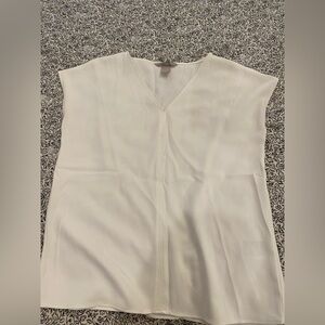 H&M sleeveless blouse cream size S